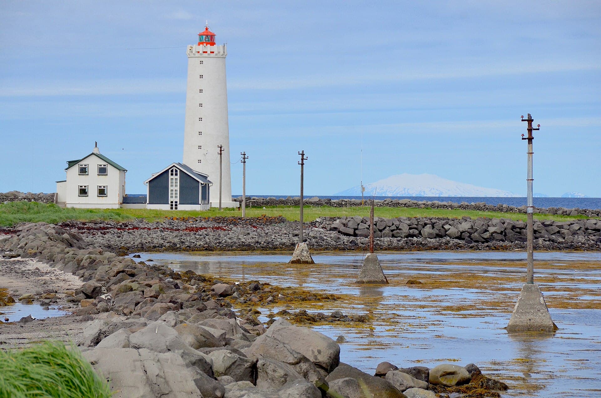Grótta Lighthouse and Kvika foot bath